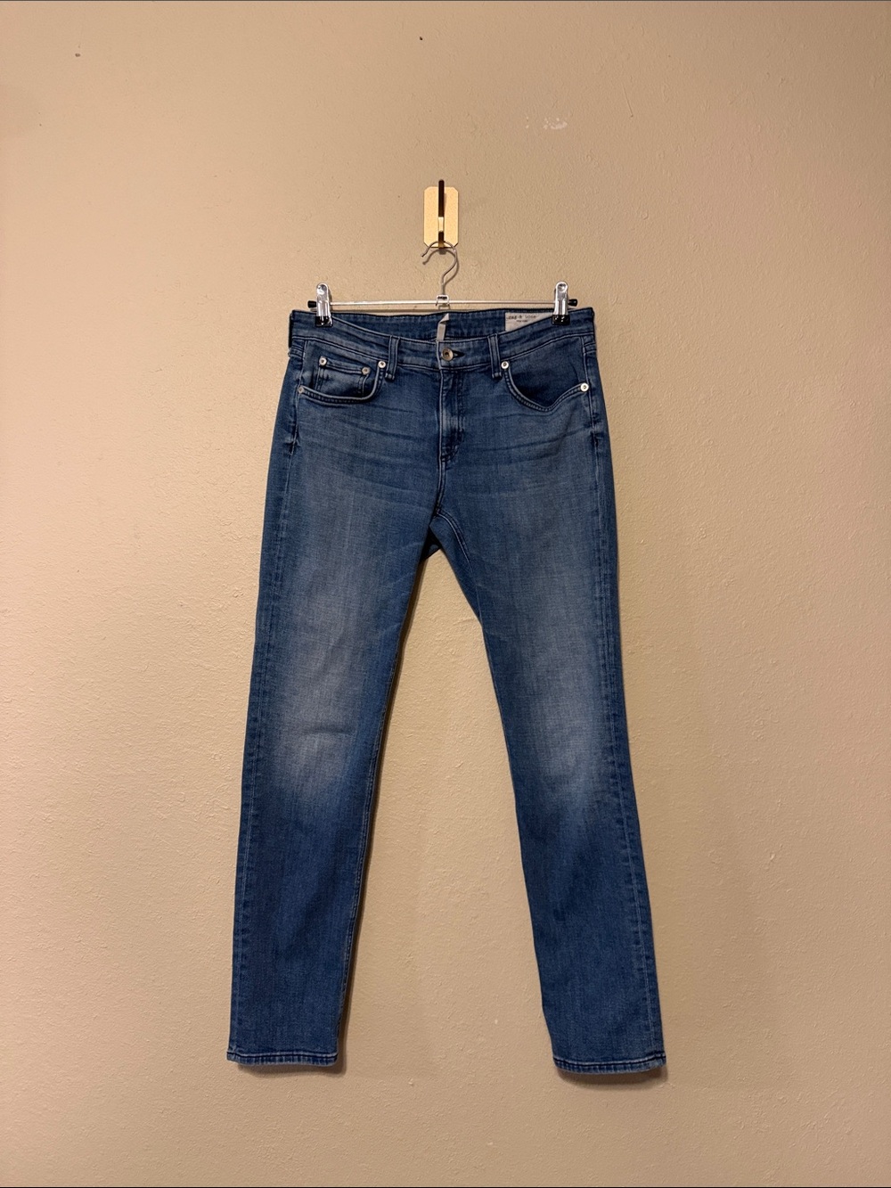 Rag & Bone Dre Low-Rise Slim Boyfriend Jeans Size 27 - Picture 3 of 9